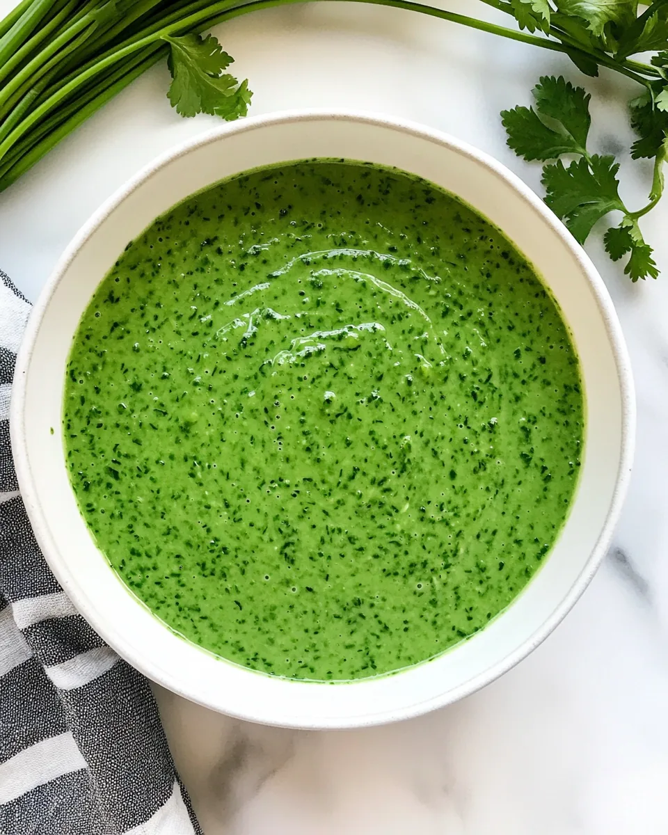 Green Goddess Dressing