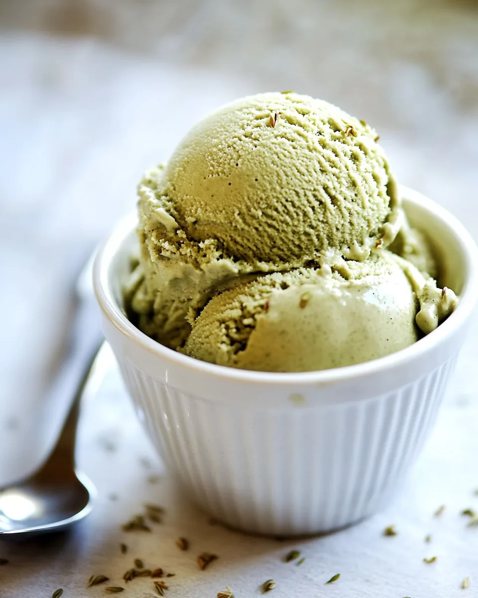 Green Tea Coconut Milk Ice Cream
