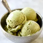 Green Tea Coconut Milk Ice Cream