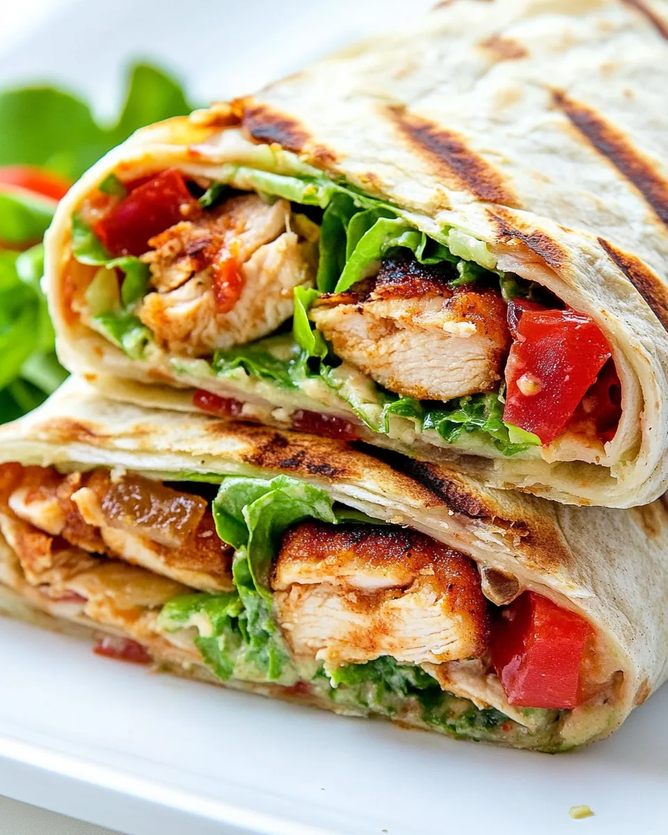 Grilled Chicken Caesar Wrap