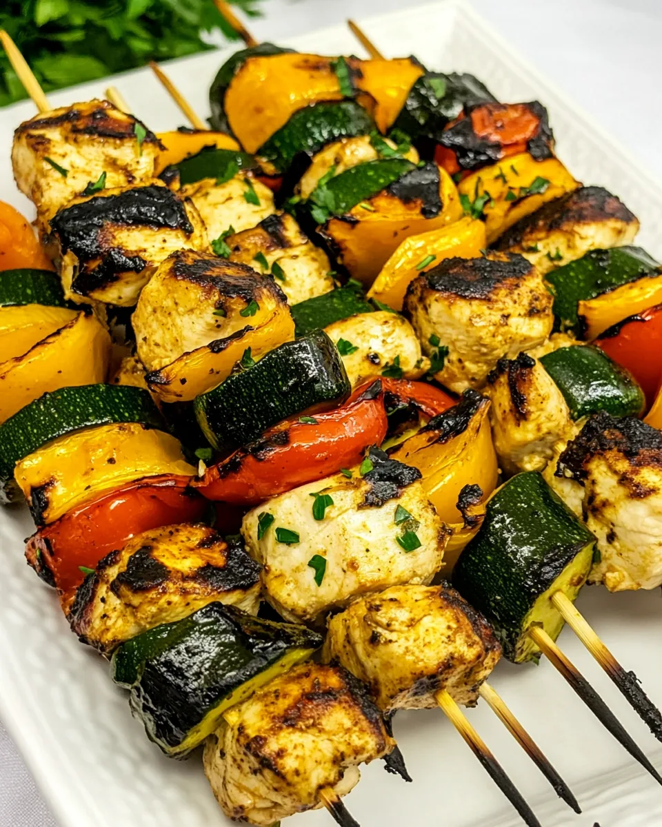 Grilled Chicken Kabobs