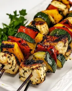 Grilled Chicken Kabobs