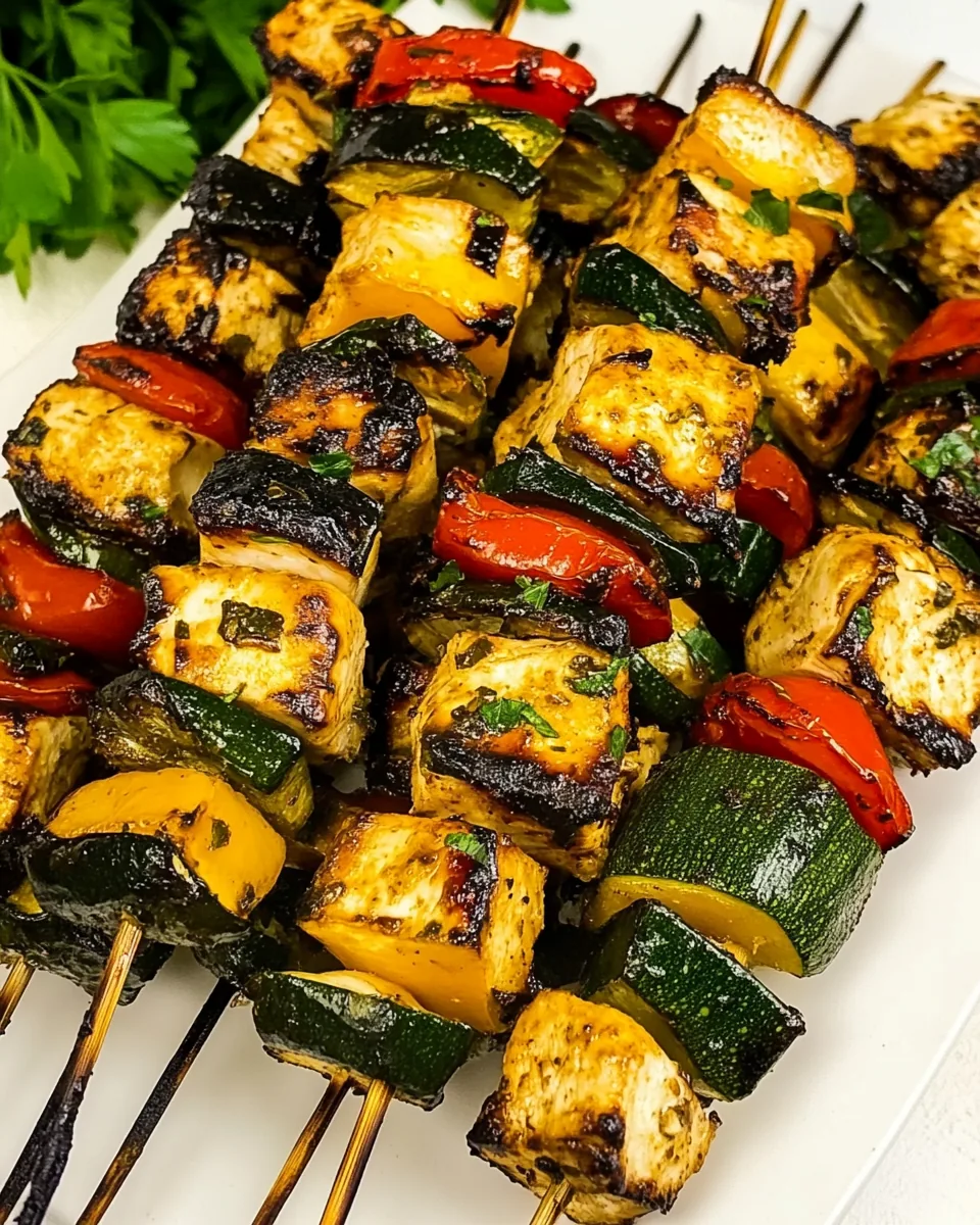 Grilled Chicken Kabobs