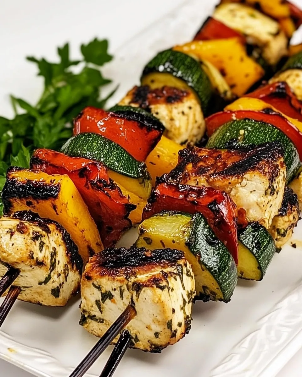 Grilled Chicken Kabobs