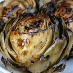 Grilled Globe Artichokes