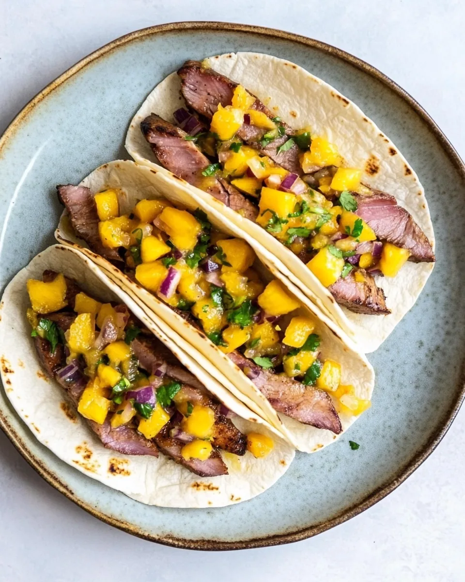 Grilled Tuna Tacos