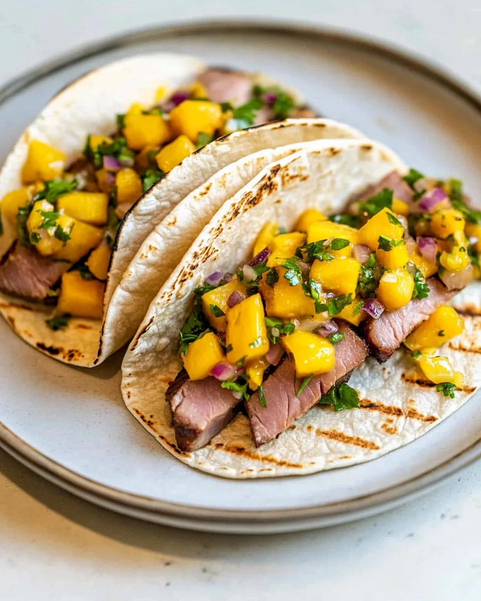 Grilled Tuna Tacos