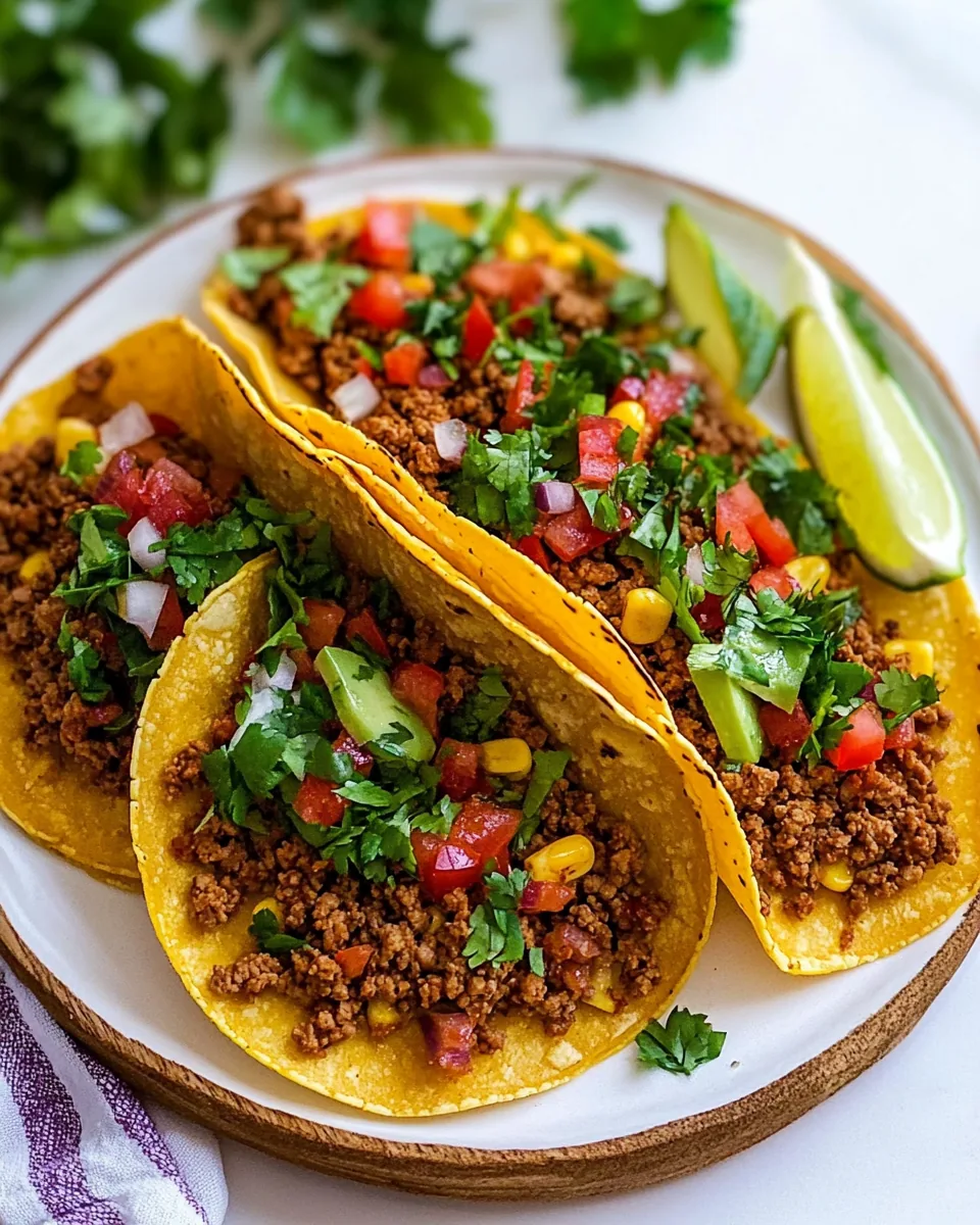 Ground Turkey Tacos