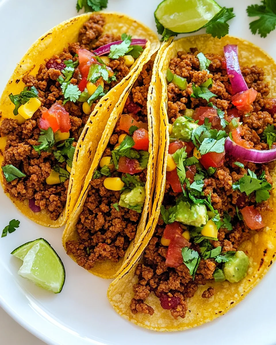 Ground Turkey Tacos