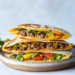 Hamburger Quesadilla