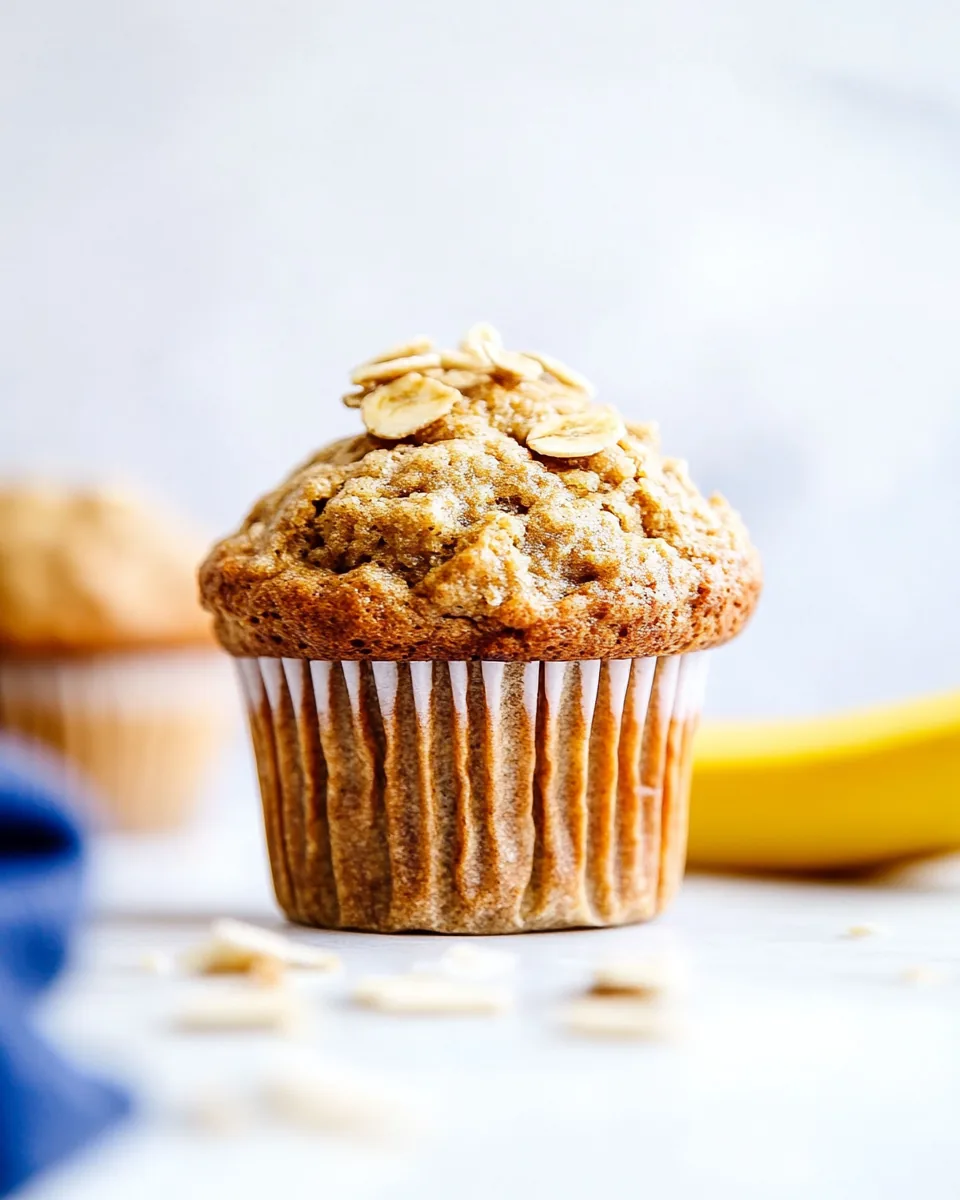 Healthy Banana Muffins
