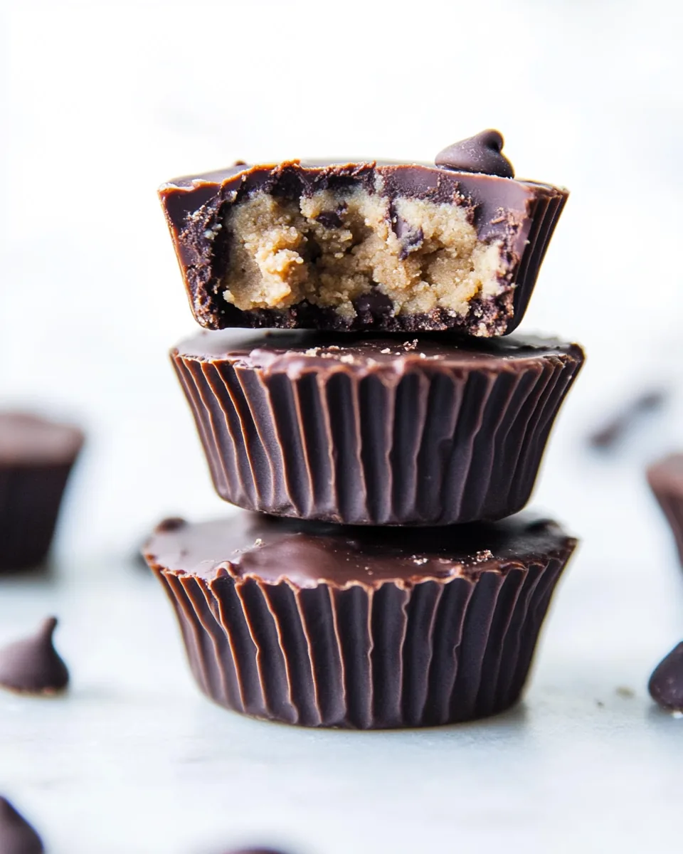 Healthy Cookie Dough Cups
