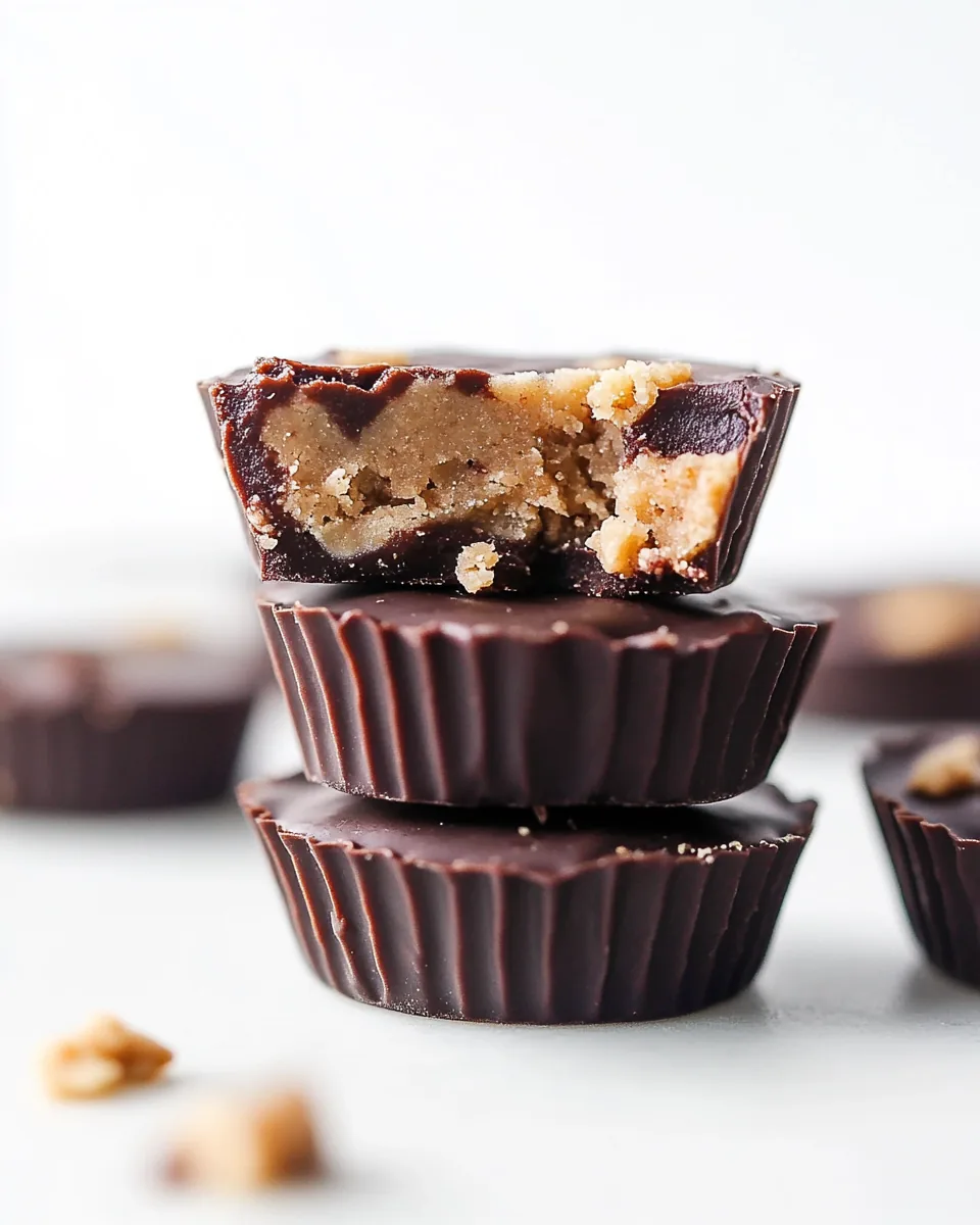 Healthy Cookie Dough Cups