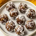 Healthy No Bake Chocolate Peanut Butter Snowballs
