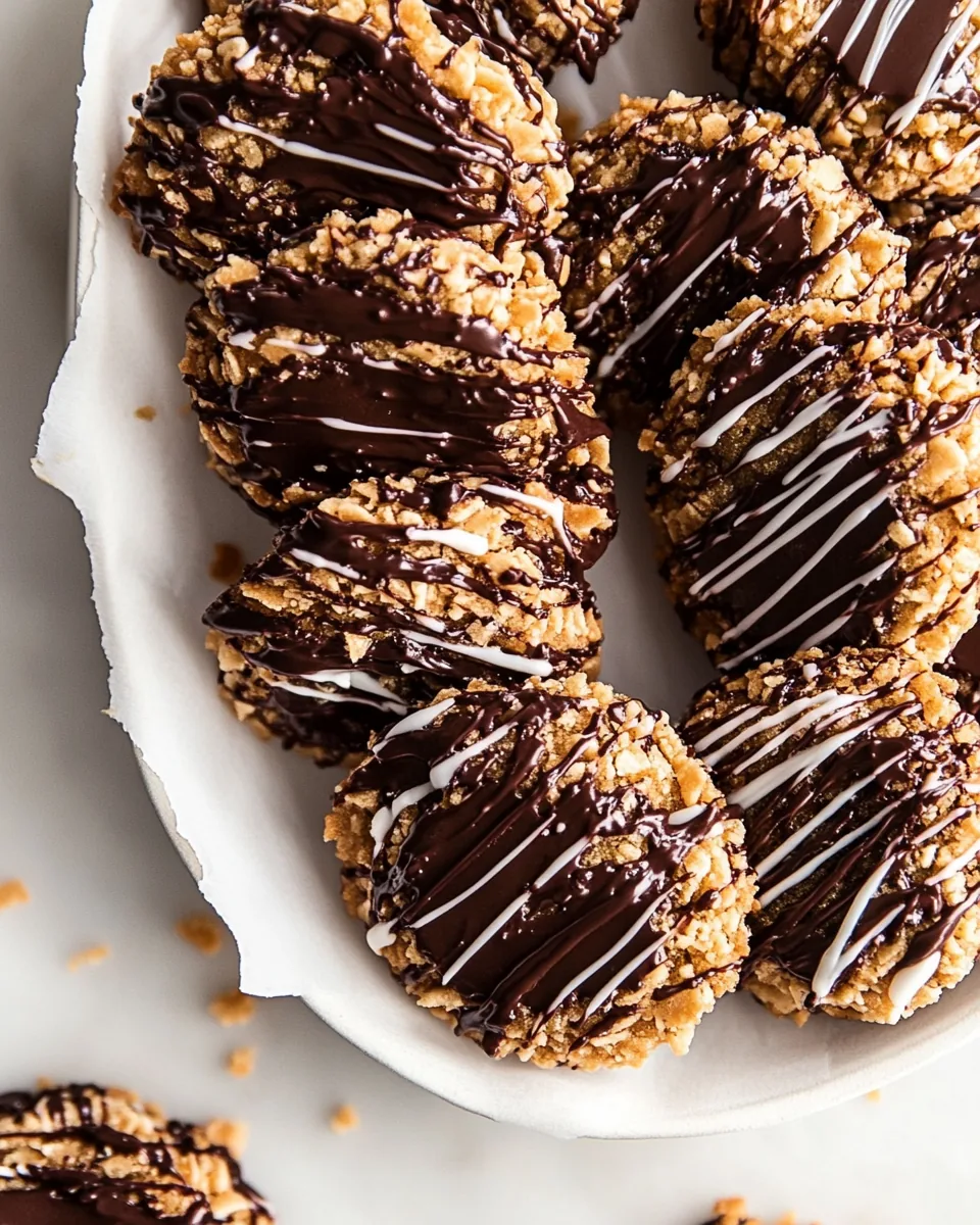 Healthy Ish Homemade Samoas Cookies