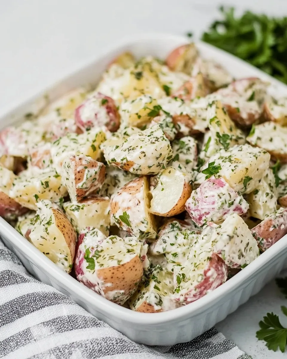 Herby Baby Potato Salad