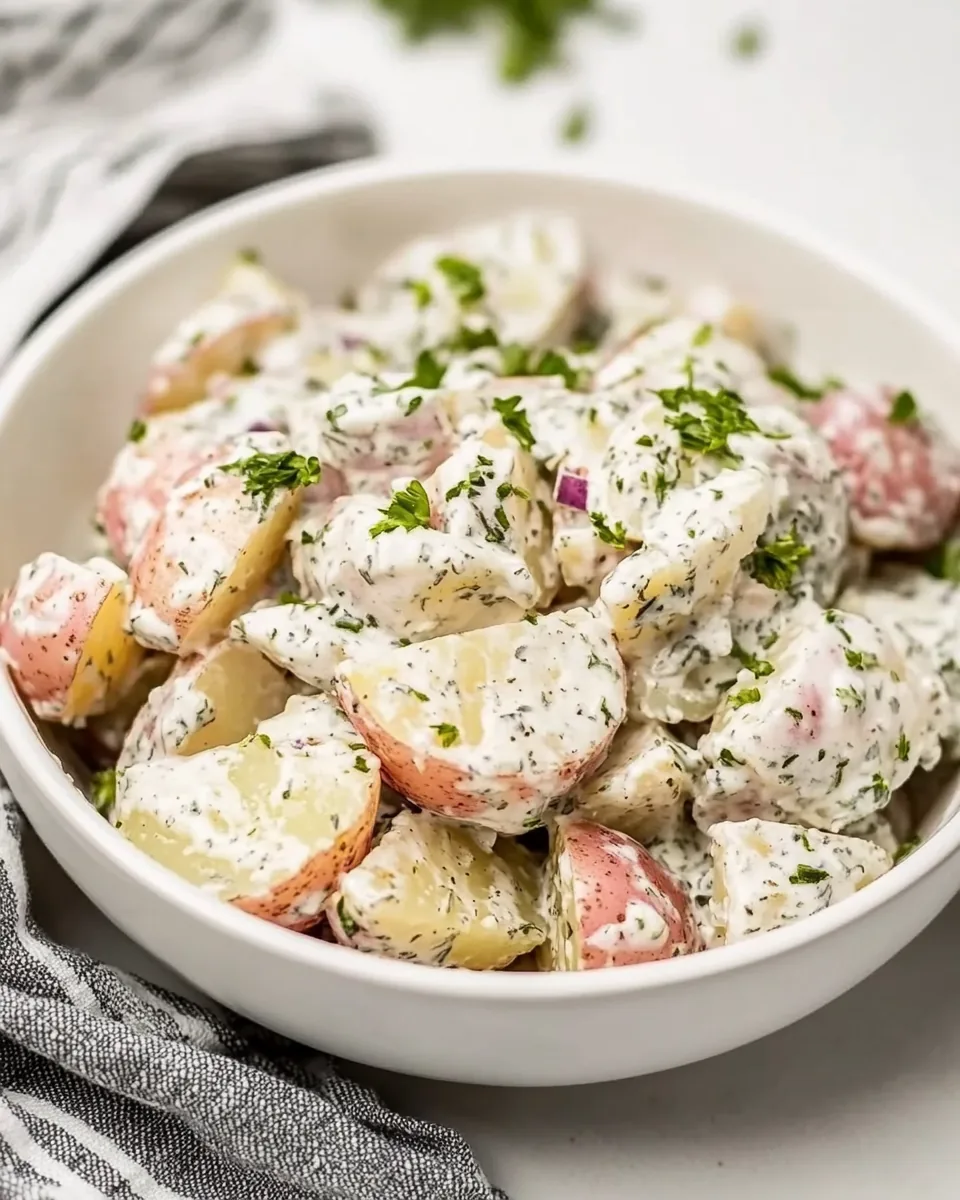Herby Baby Potato Salad