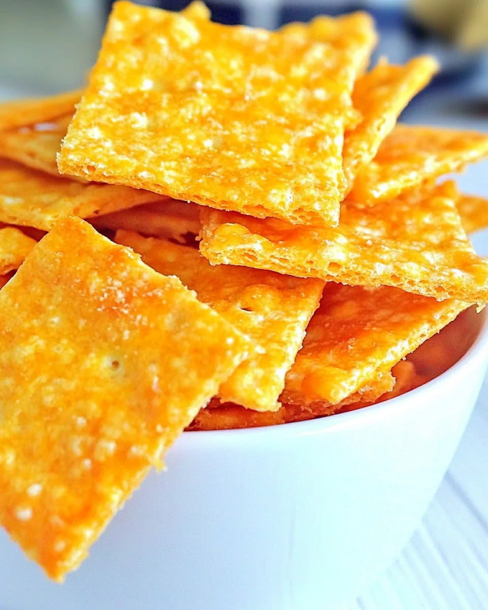 Homemade Cheez Its
