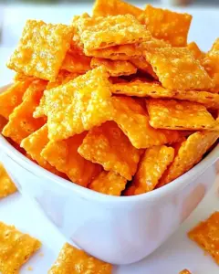 Homemade Cheez Its