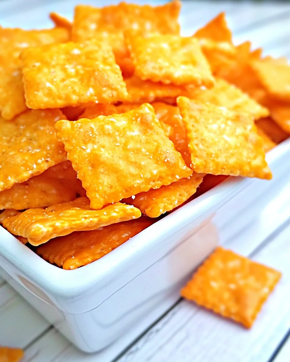 Homemade Cheez Its