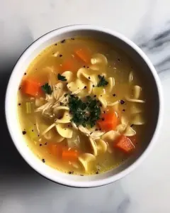 Homemade Chicken Noodle Soup