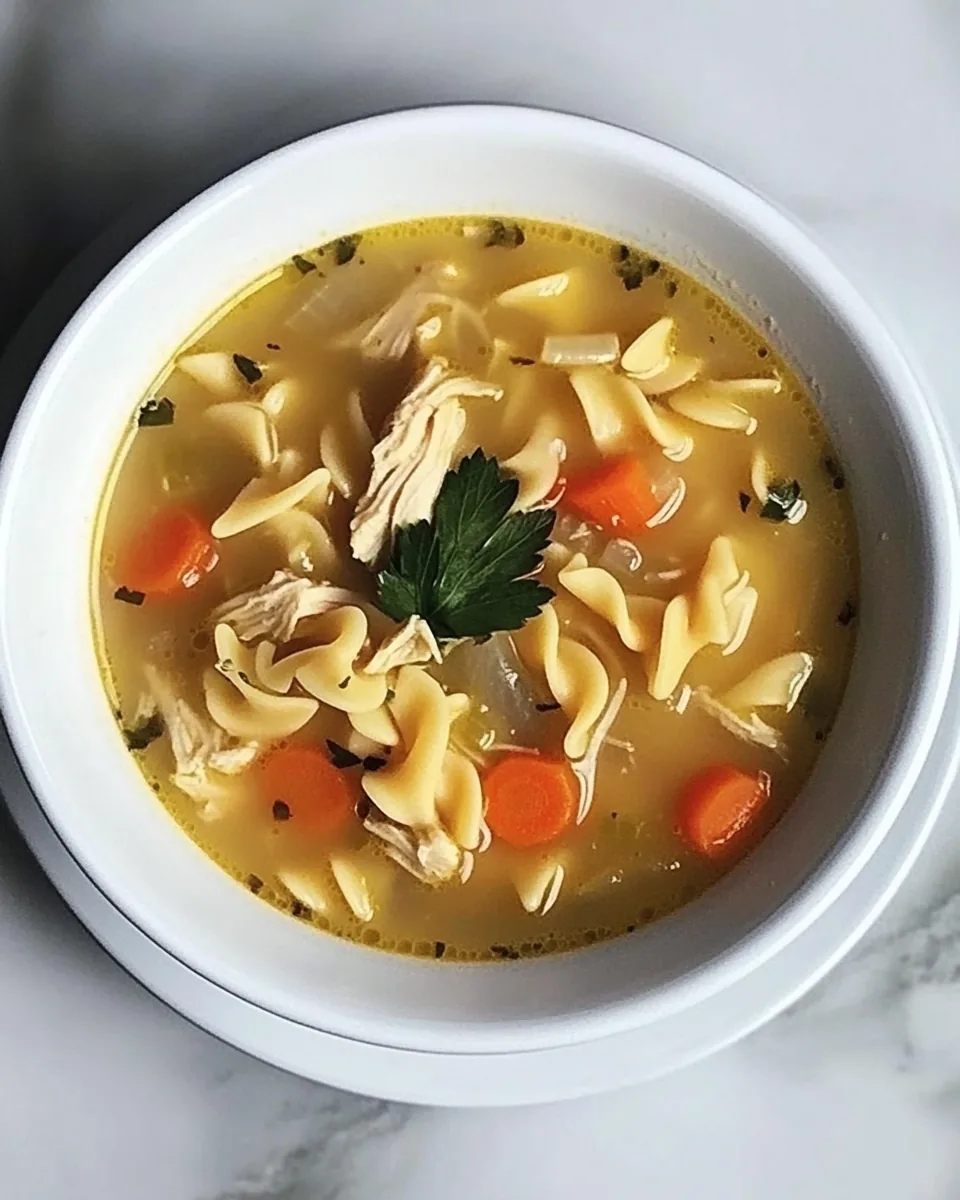 Homemade Chicken Noodle Soup