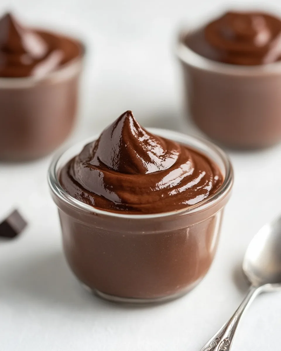 Homemade Chocolate Pudding