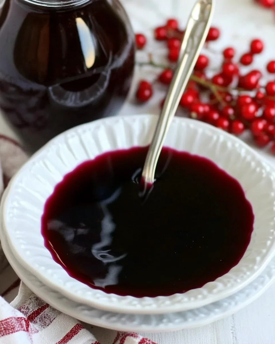 Homemade Elderberry Syrup