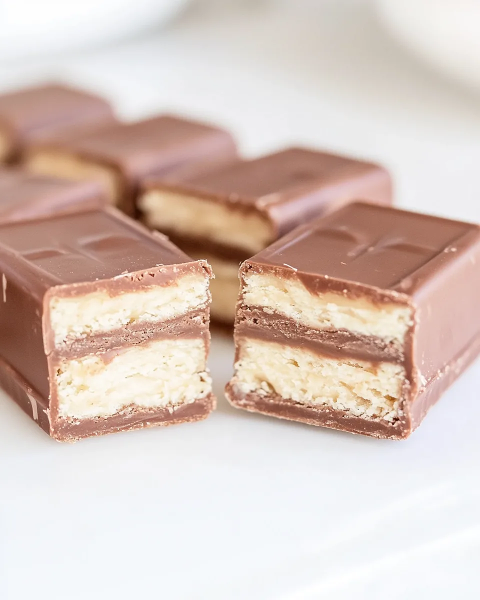 Homemade Kit Kat Bars