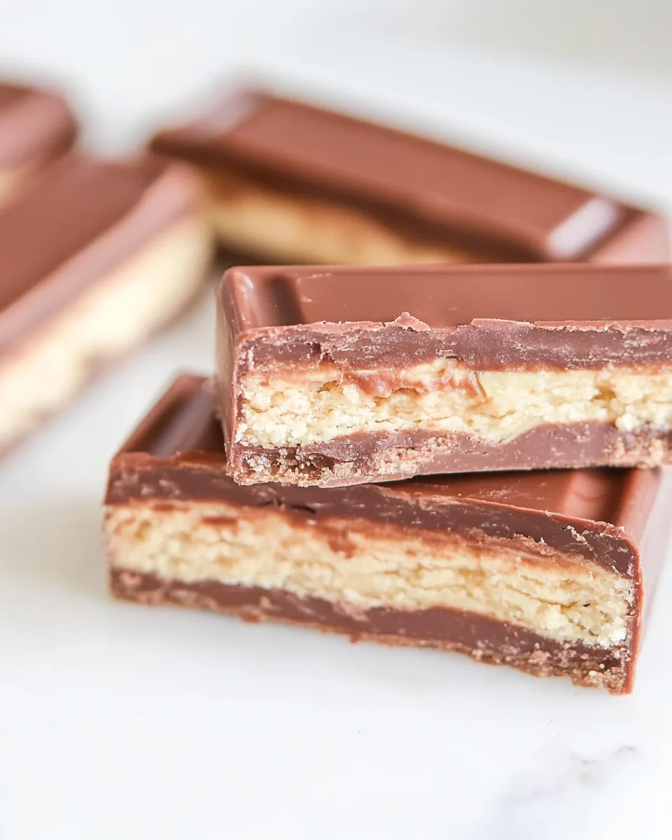 Homemade Kit Kat Bars