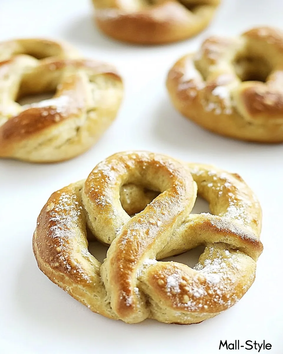 Homemade Mall Style Pretzels
