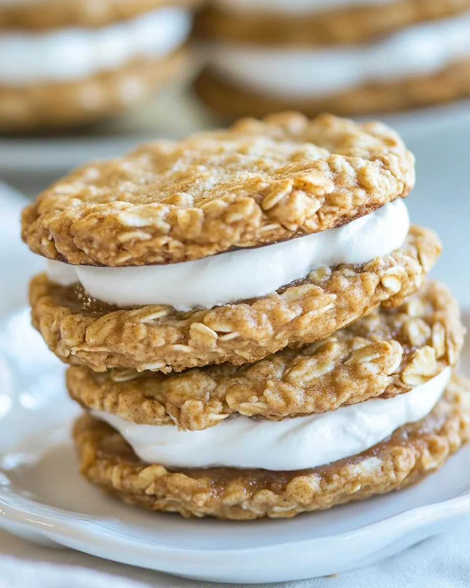Homemade Oatmeal Creme Pies