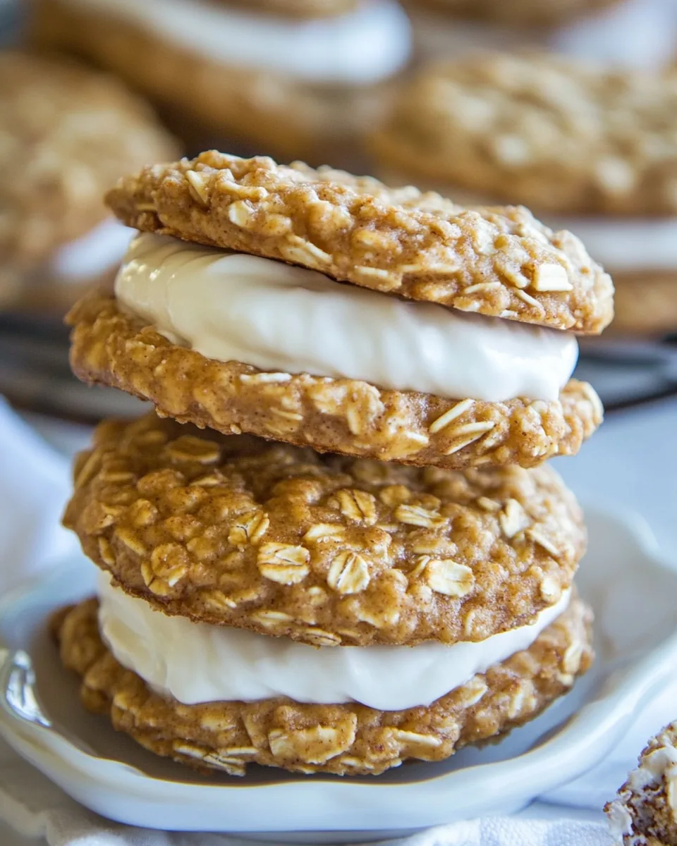 Homemade Oatmeal Creme Pies
