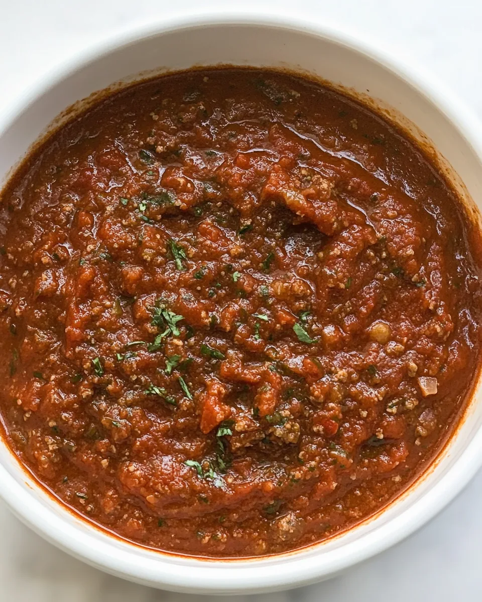 Homemade Spaghetti Sauce