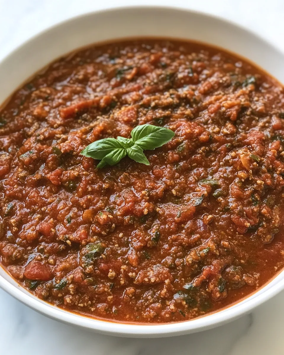 Homemade Spaghetti Sauce