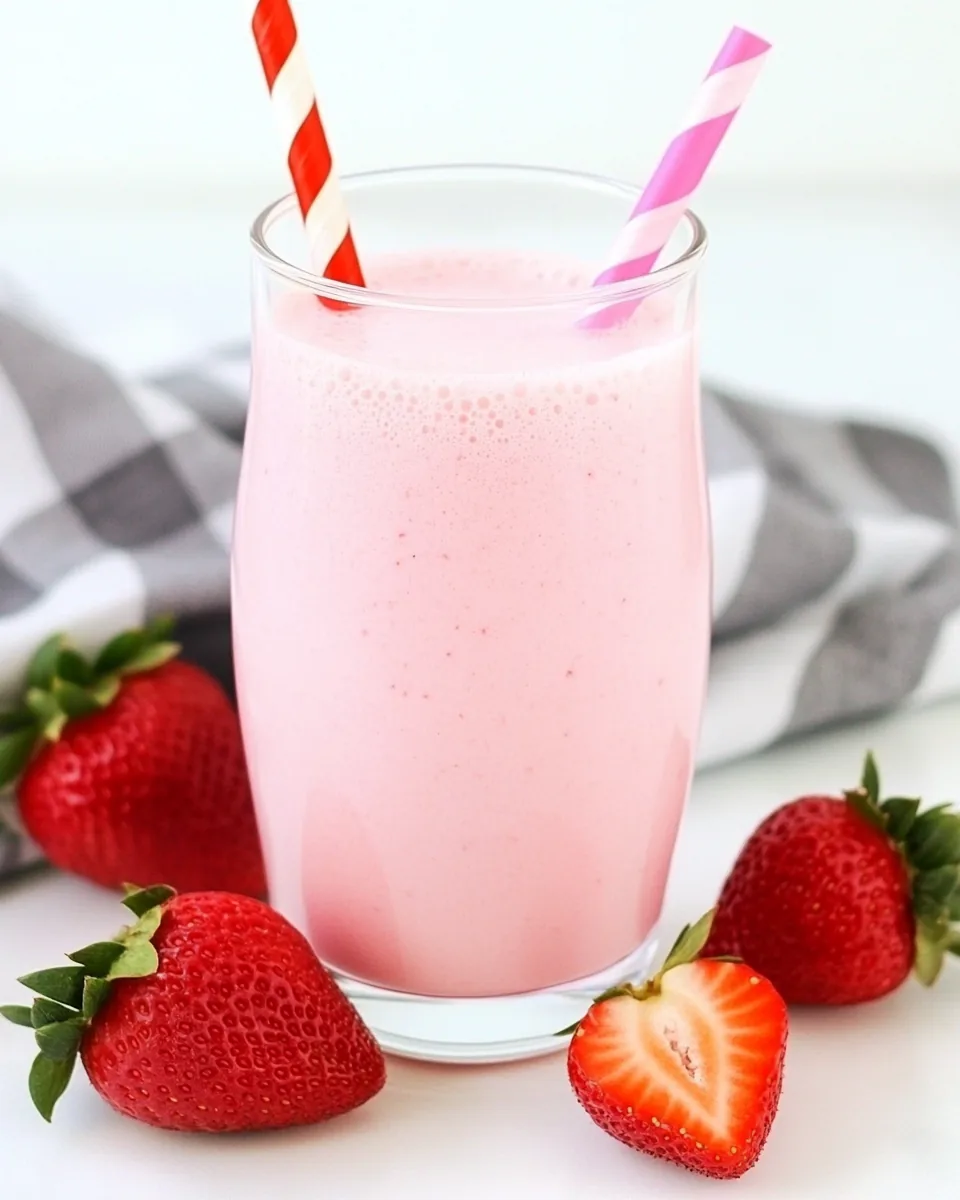 Homemade Strawberry Milk Recipe