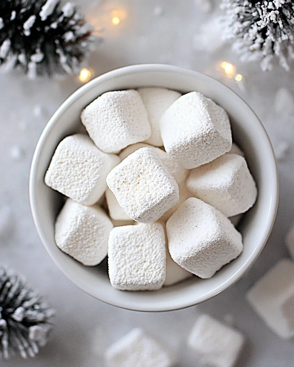 Homemade Vanilla Bean Marshmallows