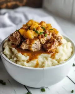 Homestyle Chicken Mashed Potato Bowls