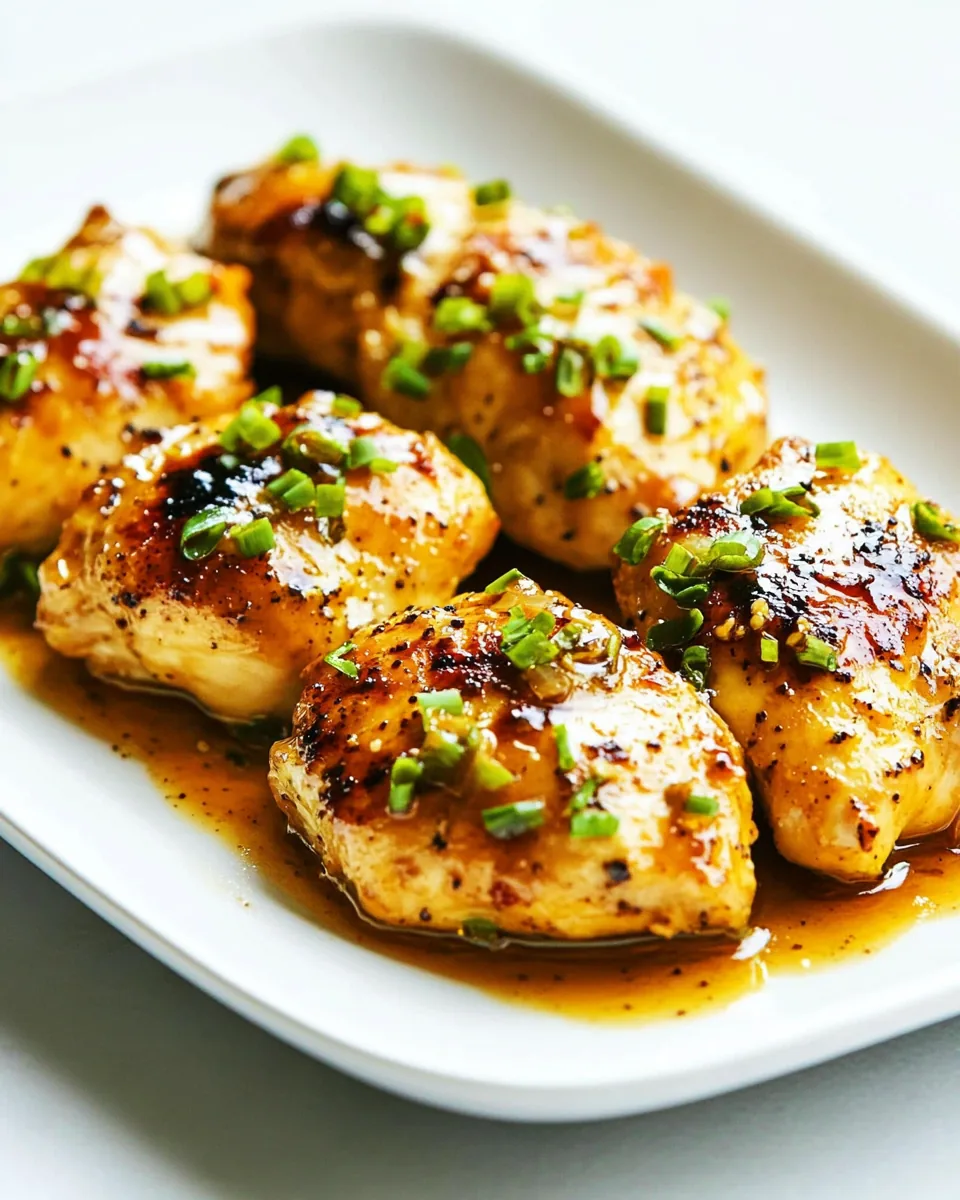 Honey Dijon Garlic Chicken