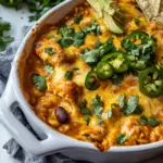 Hot Chicken Enchilada Bean Dip