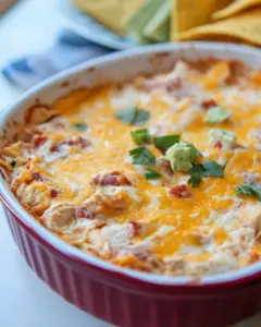 Hot Chicken Enchilada Dip
