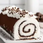 Hot Chocolate Roll Cake