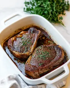 Oven-Cooked Steak