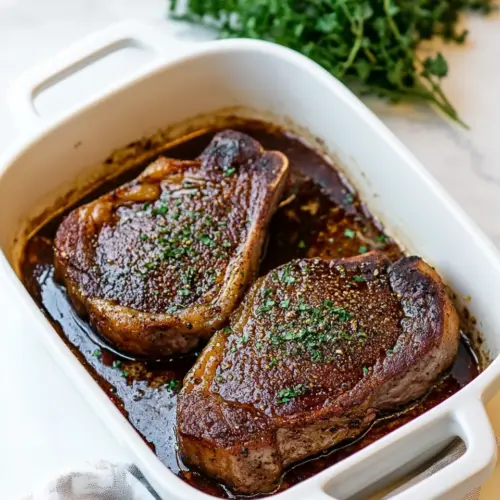 Oven-Cooked Steak