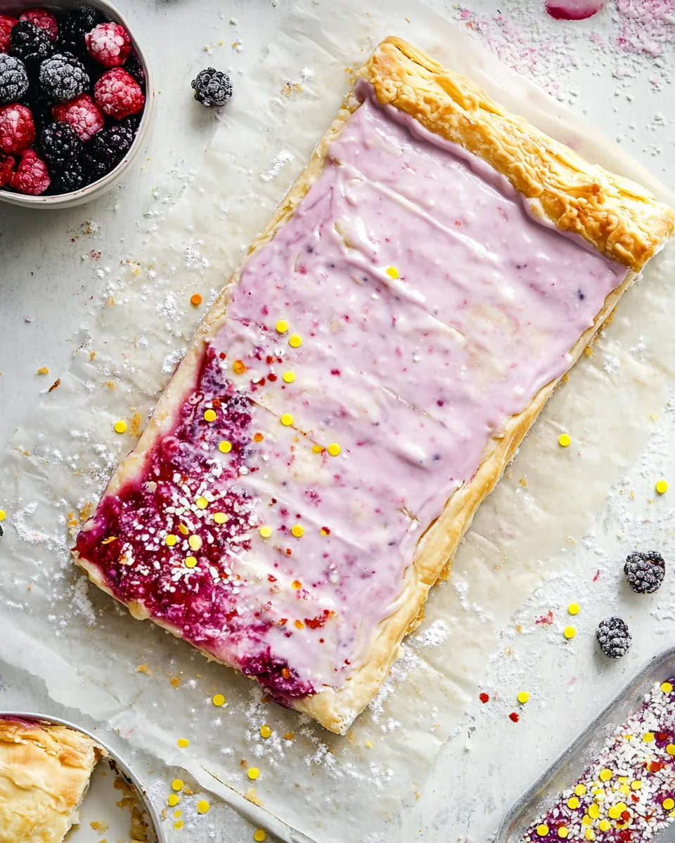 Giant Berry Pop Tart
