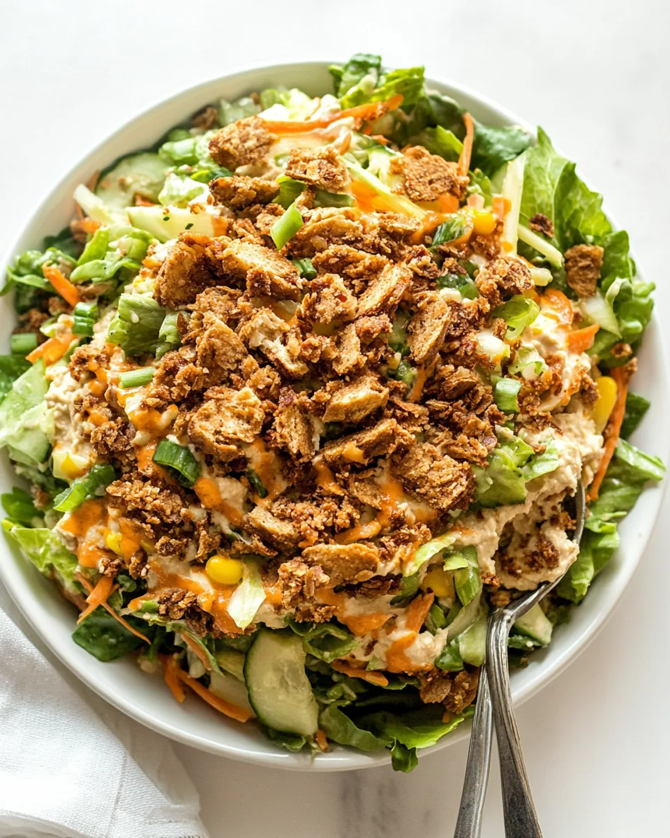 Hummus Crunch Salad