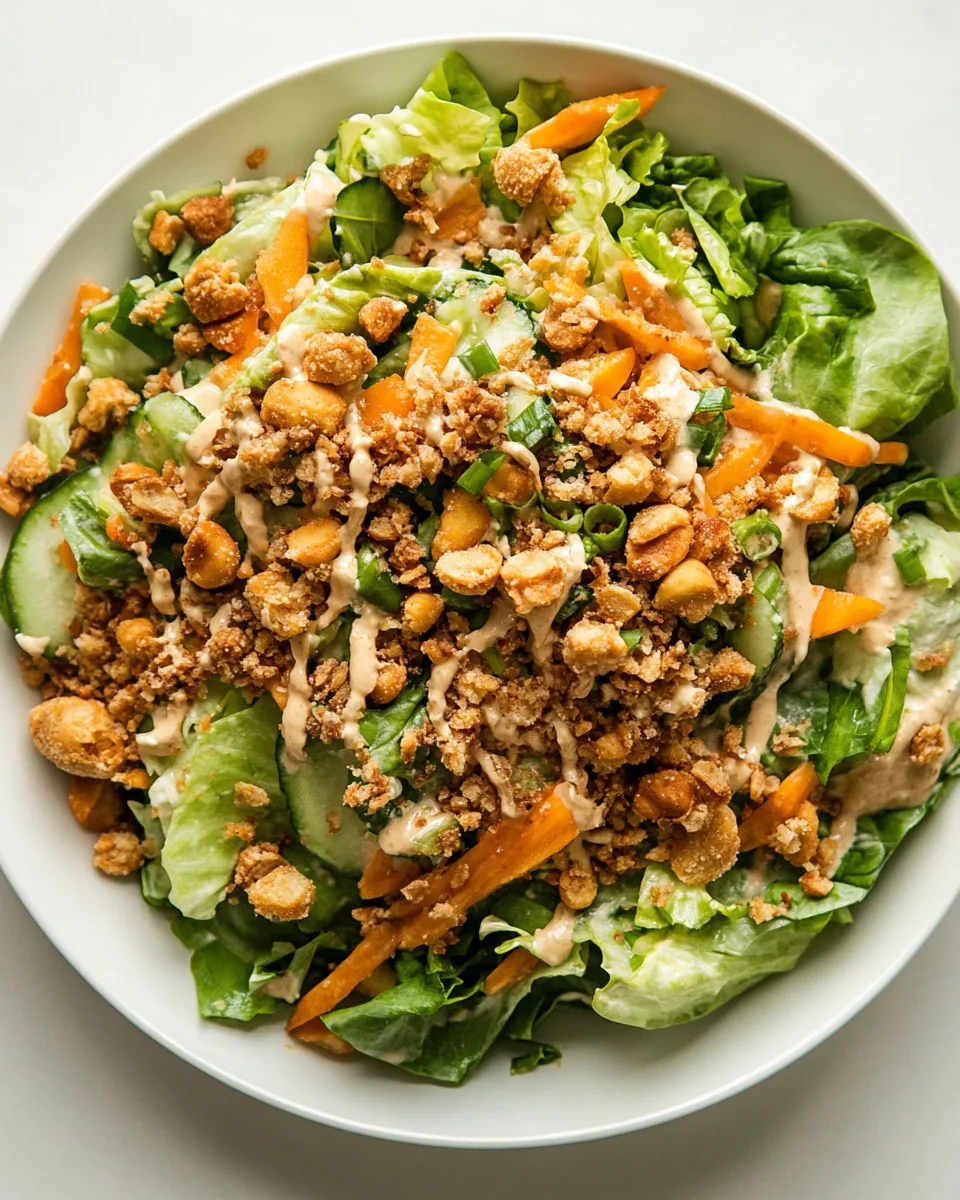 Hummus Crunch Salad