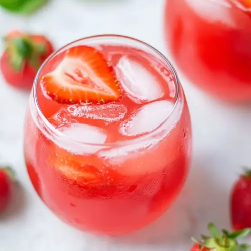 Iced Strawberry Tea