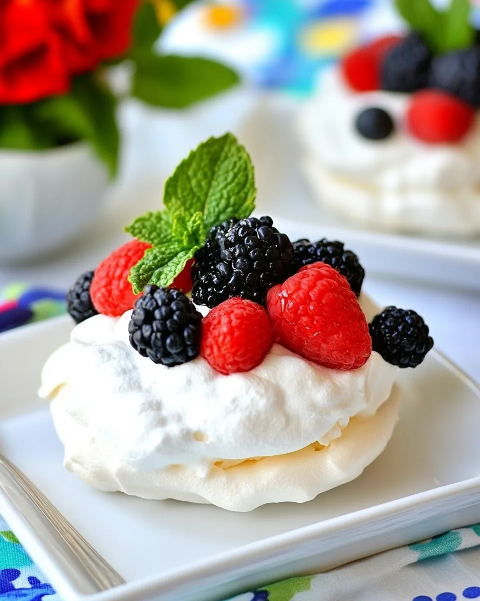 Individual Pavlova Nests