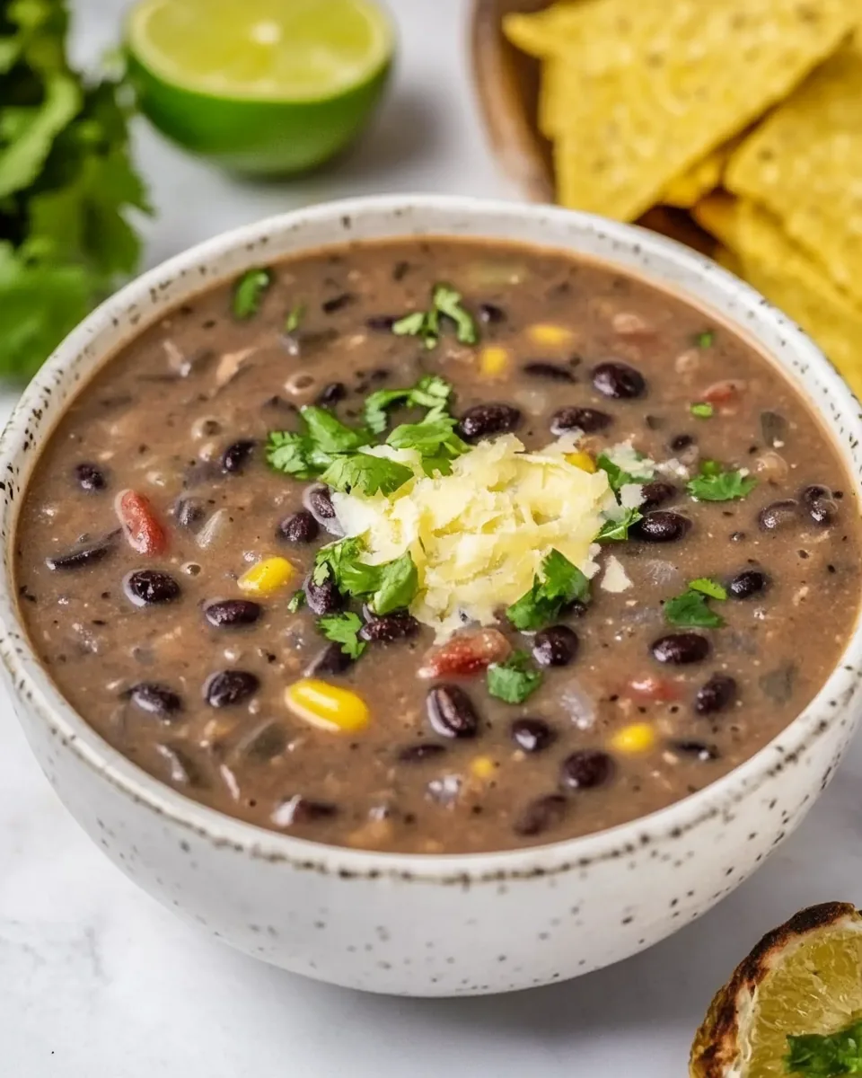 Instant Pot Black Bean Soup